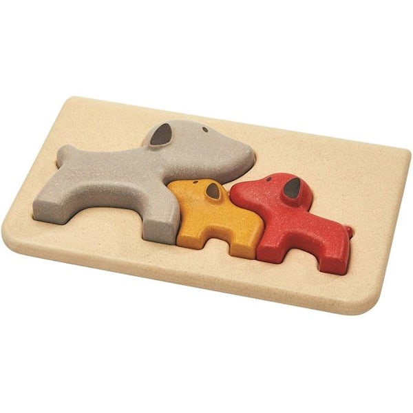 Puzzle Koira - PLAN TOYS - Alle 100 osaa - Vauva - Sekä pojille että tytöille Flerfärgad