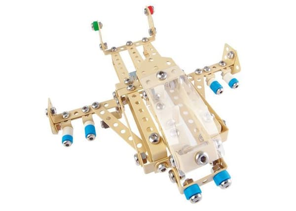 Alexander Toys - Constructor Hunter - Militærfly Grå