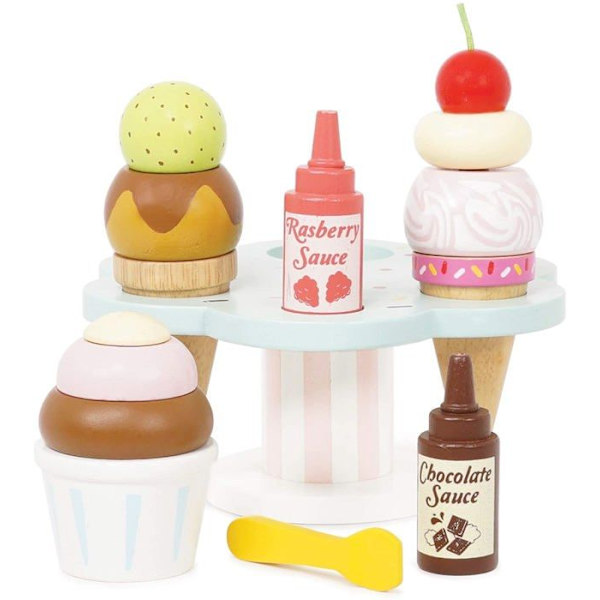 Toy - Le Toy Van - TV310 - Carlo's Ice Cream - Barn - 3 år - Blå - Tjej - Flerfärgad Flerfärgad
