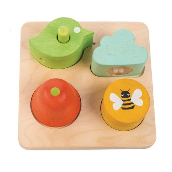 Tender Toys junior träljudpussel - Abstrakt - Mindre än 100 bitar - Flerfärgad Flerfärgad