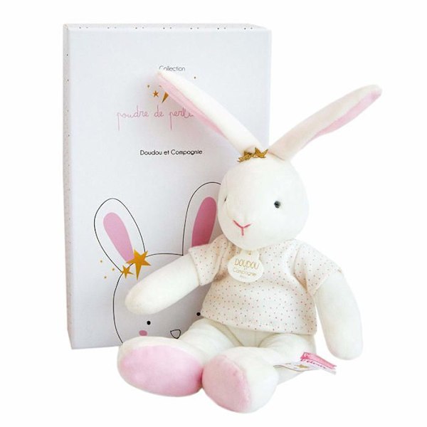 Pehmeä lelu - DOUDOU ET COMPAGNIE - Kukka Pupujussin - Nukke - Yhteensopiva - Valkoinen - Ei Vit