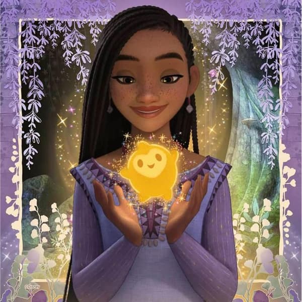 Puslespil 3x49 brikker: Disney Wish: Asha's Ønske