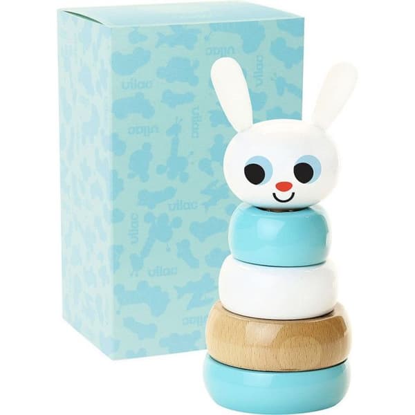 Legetøj - Staplerabbit - H 17 cm - Blå - Designet af Ingela P. Arrhenius Blå