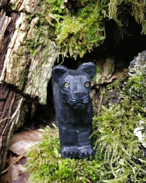 Wudimals - Figurine Panthère - K-PLAY Svart