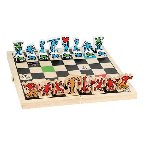 Shakkipeli GM puulaatikossa - Monivärinen - P 41 x L 41 x K 2,5 cm Flerfärgad