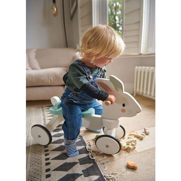 4-Wheel Balance Bike Junior White - Tender Leaf Toys - Loopfiets Vit