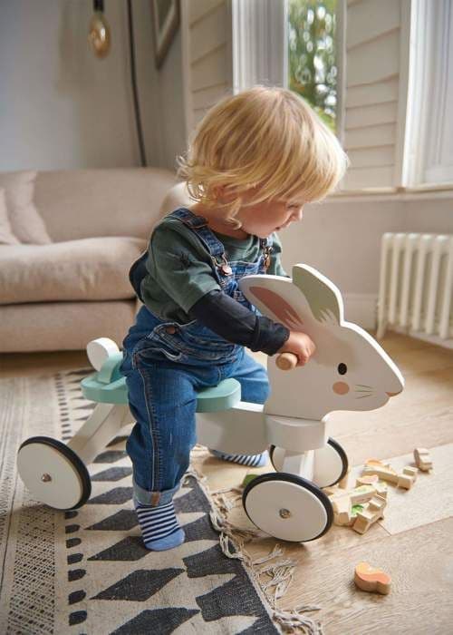 Draisienne med 4 Hjul Junior Hvid - Tender Leaf Toys - Loopcykel Vit