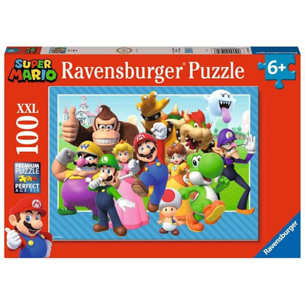Pussel 100 bitar XXL: Super Mario: Låt oss gå!