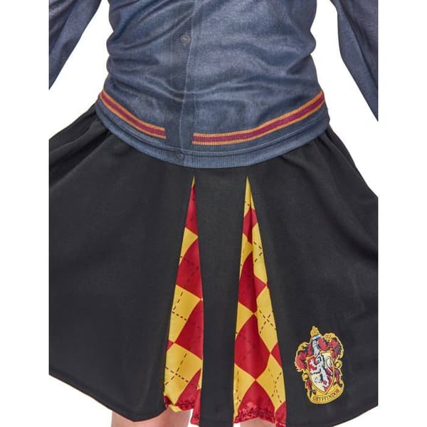 GRYFFINDOR DRÄKT FÖR FLICKA Vit 7-8 år gammal