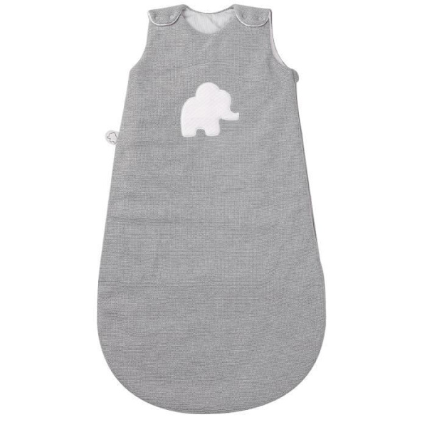 NATTOU Tembo sovsäck - 90 x 50 cm - 6 till 24 månader - Bomull och polyester - Grå Grå och vit