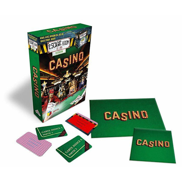 RIVIERA GAMES "Escape Game Pack extension - Casino" spelbox Grön