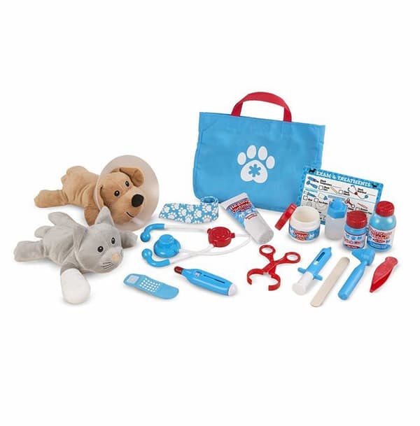 Melissa & Doug - Dyrlæge sæt Blå