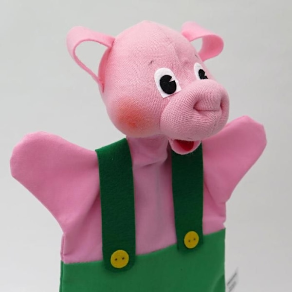 Mú - Little Green Pig Puppet - MORAVSKA USTREDNA BRNO Grön