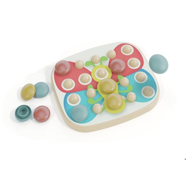 Quercetti - 84405 FantaColor Baby Play Organic; Opetuspeli ensimmäiselle ikään Beige