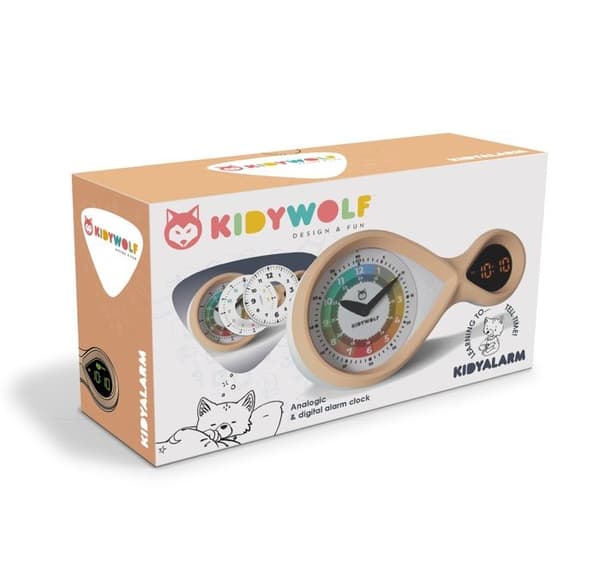 Kidywolf - Kidyalarm Uddannelsesur pastel - NESPART Apelsin