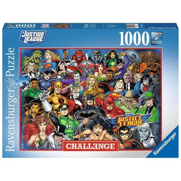 1000 brikker puslespil: Udfordring puslespil: DC Comics