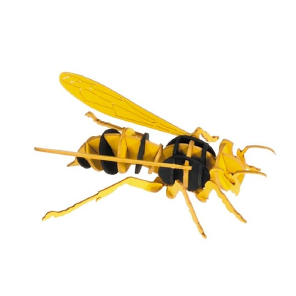 Fridolin - 3D-modell i papper Frelon Gul
