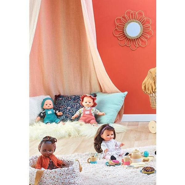 Puppa Petit-Câlin mjuk 36 cm - PETITCOLLIN - Mariette - Rosa - Mixad - 24 månader - Barn