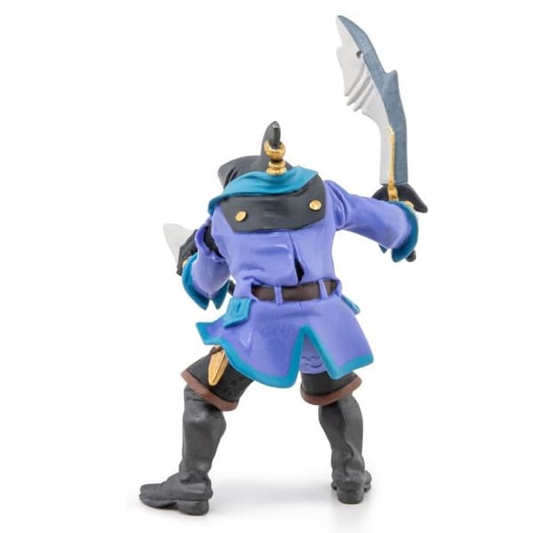 Papo - Piratfigur mutant haj Blå