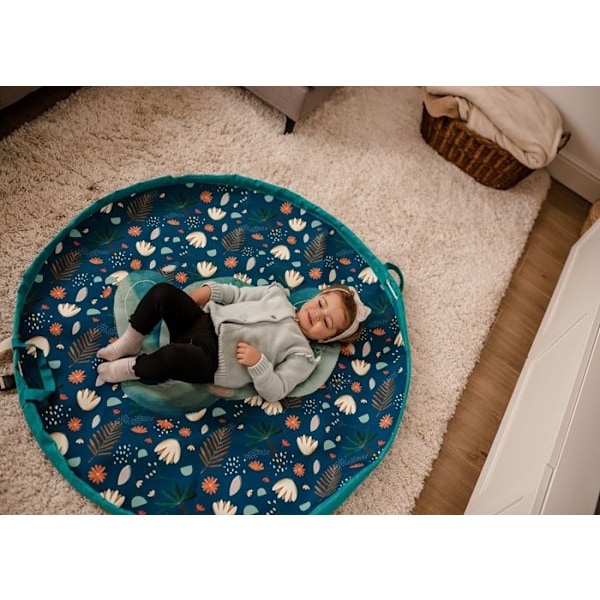 Sassi Junior - Leikkimatto laukku Chewy elefantti Blå