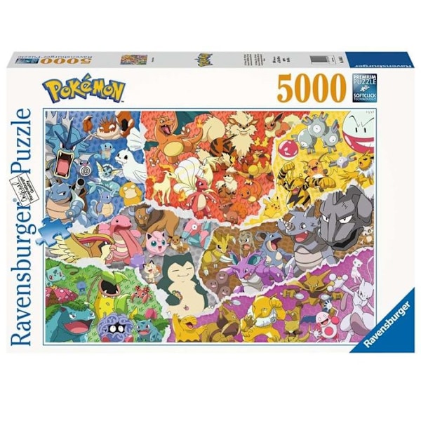 5000 palan palapeli - Pokémon Allstars - Ravensburger Flerfärgad