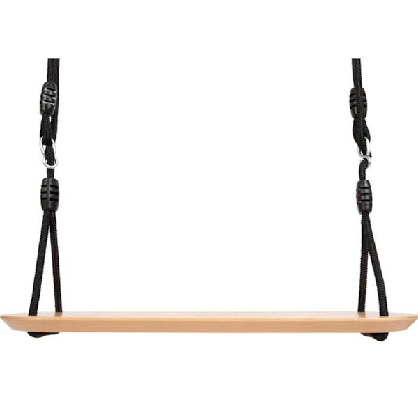 Keinua - Small foot company - XL Musta Line - Massiivipuu - Säädettävät köydet - 100 kg max Svart