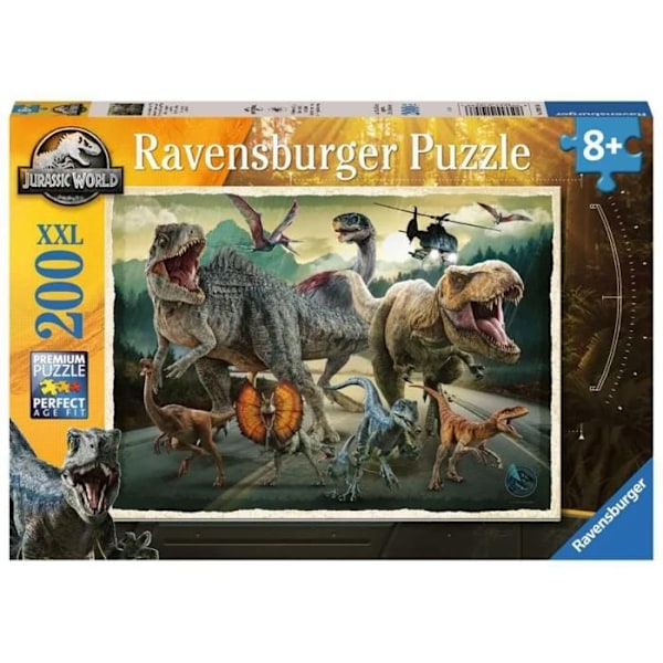 Pussel 200 bitar XXL: Jurassic Worlds univers