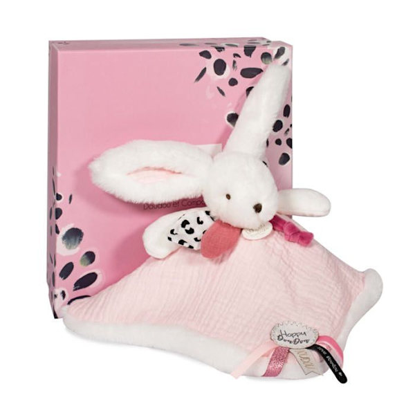 Doudou ja Yhtiö - Doudou Pupujussikka -25 cm - Valkoinen/Ruusukkainen