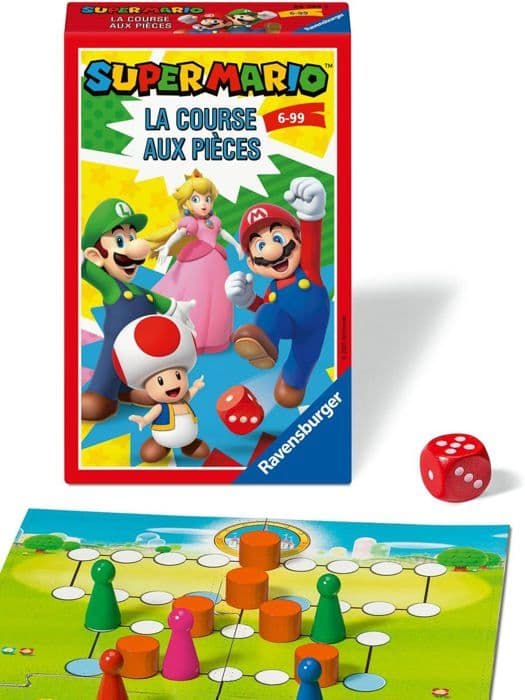 Mini spil - Super Mario løbet om mønterne - Röd