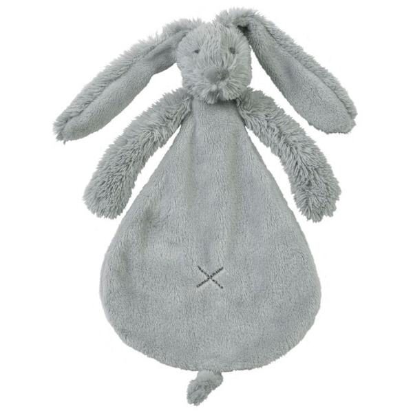 Richie grå kanin mjukis i gosetyg - HAPPY HORSE - 25 cm - Blandat - Baby grå