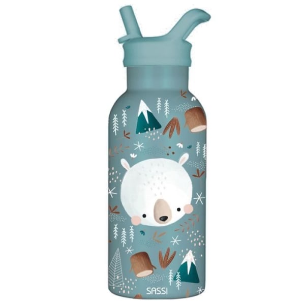 Sassi Junior - Munchy the bear isolerad flaska 350 ml Flerfärgad