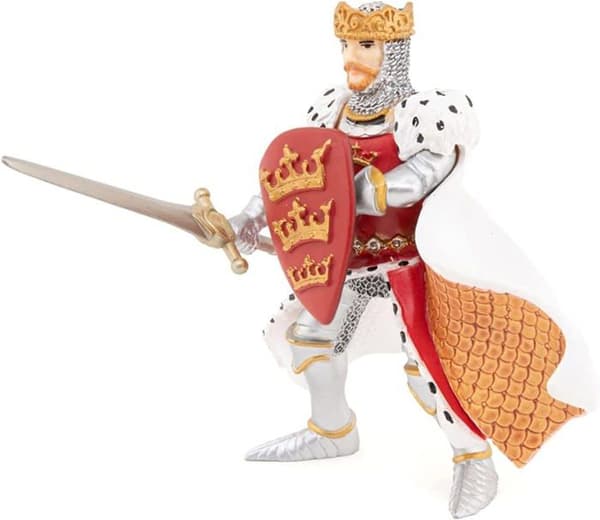 Figurine Kong Arthur PAPO - Den Middelalderlige Verden - Blandet - Indendørs - 3 år og op