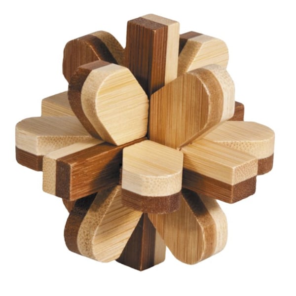 Fridolin - Bamboo Snowball Puzzle kastanj