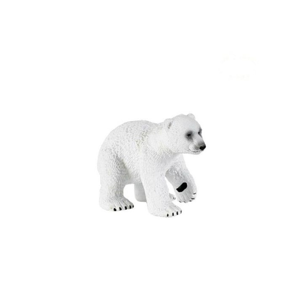 Papo - 50025 - Vauva jääkarhu 5,5 cm X 3 cm Vit och svart