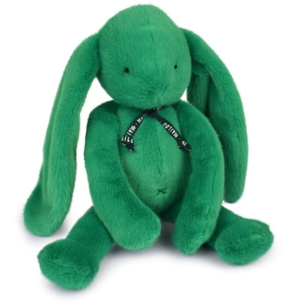 Pehmolelu - MAÏLOU TRADITION - Méloé-jänis - Vihreä - 37 cm - Puuvilla/Polyesteri Grön