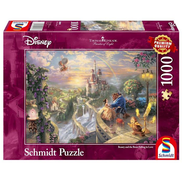 Palapelit - SCHMIDT SPIELE - Disney, Kaunotar ja hirviö - 1000 palaa