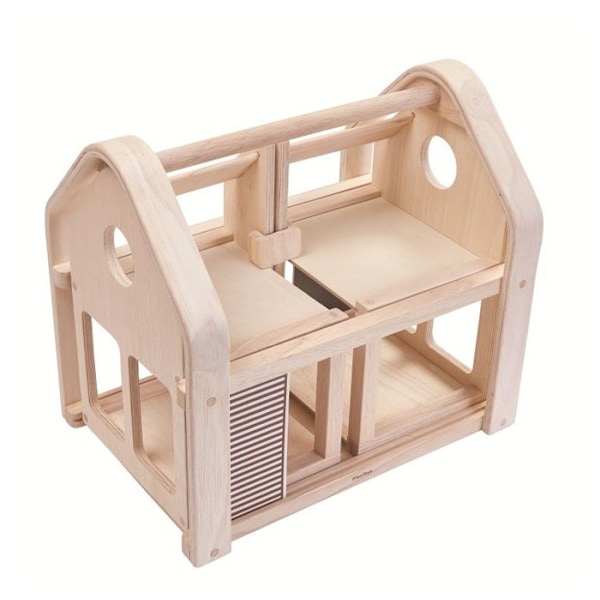 Modulaarinen talo 3 lohkoa - PLAN TOYS - Lapsille - Beige - Alkaen 4-vuotiaasta Beige