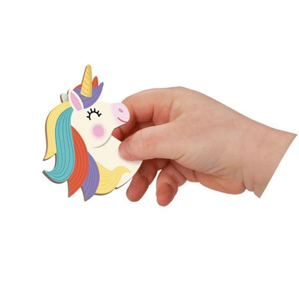 Magnéti'Book Unicorns - Magnetiskt utbildningsspel 44 magneter + 10 modeller - Barnleksak i FSC-kartong - Från 3 år Färgad