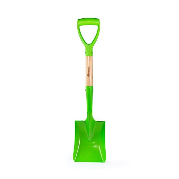 Bigjigs Toys - Spade med kort handtag - BIGJIGS Grön