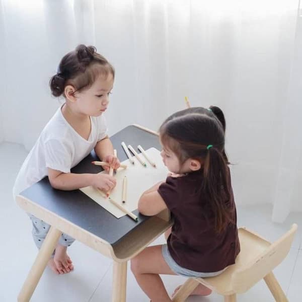 Plan Toys - Lille stol - TROUSSELIER Beige