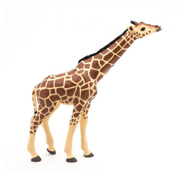 Papo - Figurer Giraffe med hævet hoved beige