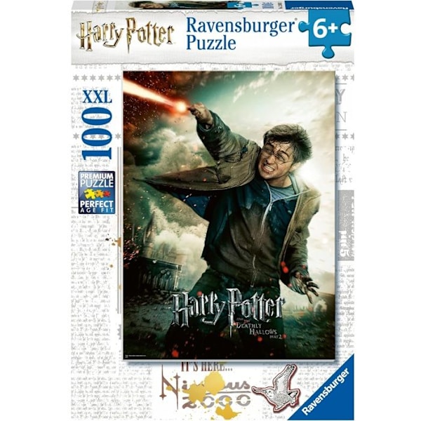 Puzzle Harry Potter 100 palaa XXL - Harry Potterin taikamaailma - Ravensburger