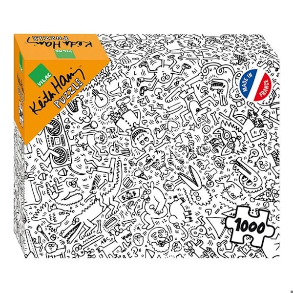 1000 palan pähkinä: Keith Haring Grå