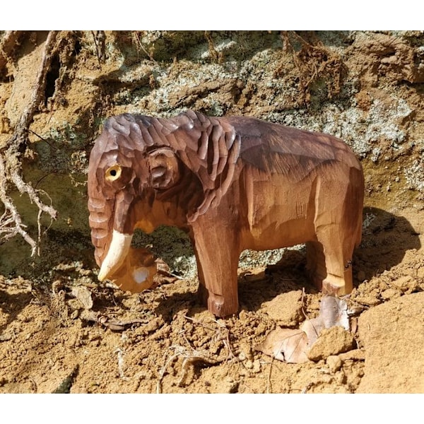 Wudimals - Mammoth Figur - K-PLAY kastanj