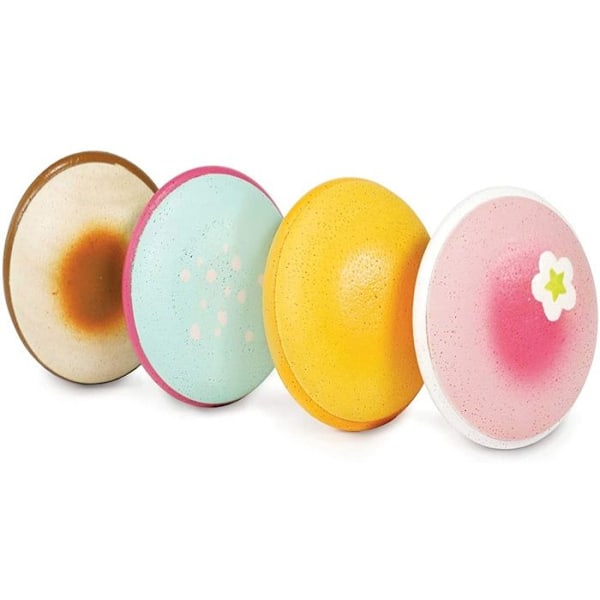 4 puisen macaronin setti - Le Toy Van - Mixed - Lapset - Beige Flerfärgad