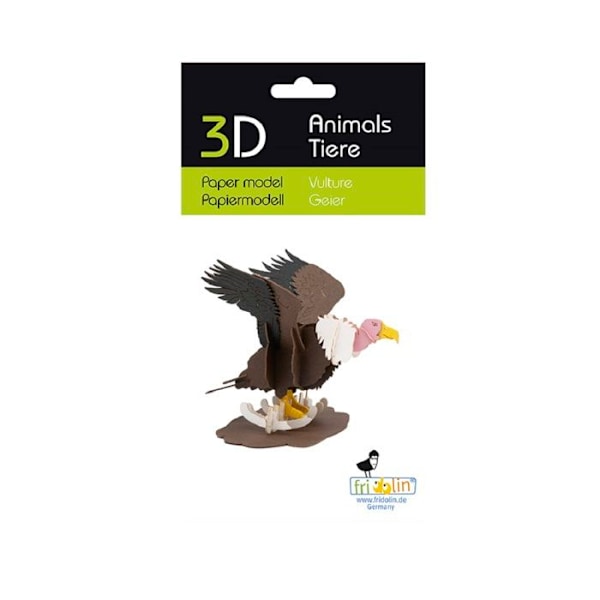 Fridolin - Pappers 3D-modell av Gam kastanj