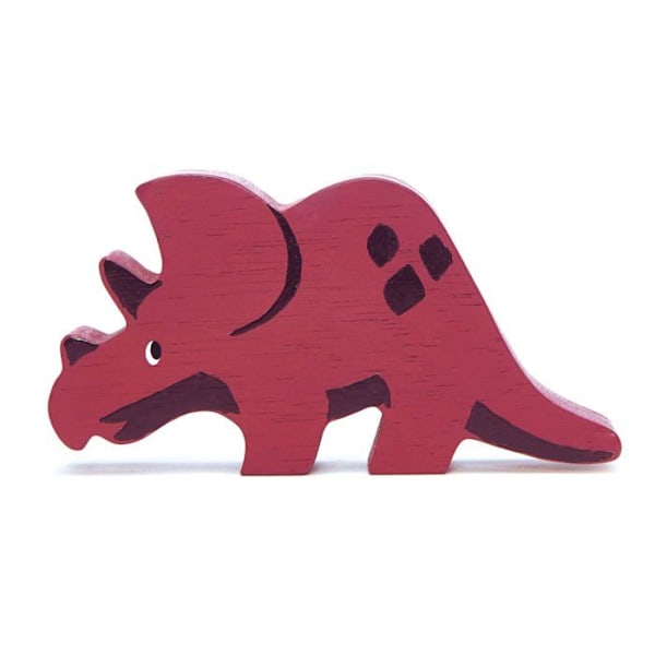Tender Leaf Toys - Triceratops puusta - DAM Röd
