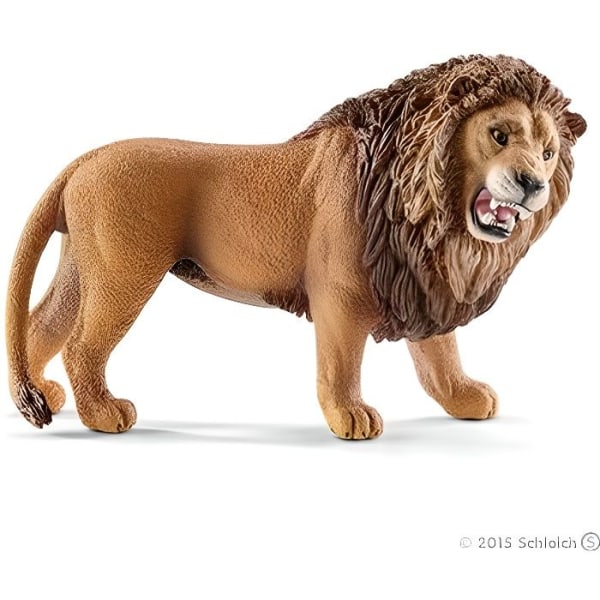 Schleich 14726 Figur - Roaring Lion of the Savanna - Leksak för barn från 3 år
