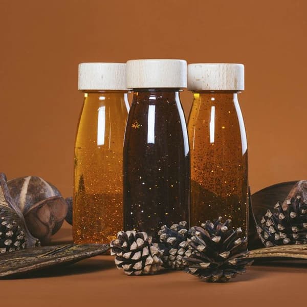 Legetøj - ALILO - FLOAT BOTTLE CAŠRCUMA - Gul - 14 x 4 cm - Unisex Gul