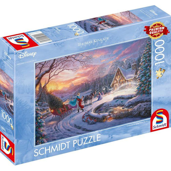 Puzzle - SCHMIDT - Cendrillon - 1000 bitar - Tecknad film - Hög kvalitet Blå